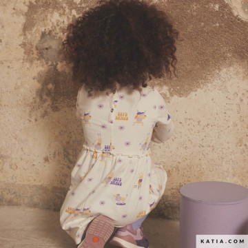 Gebreide stof voor shirts jersey disco dogs 2102 108 05 katia g