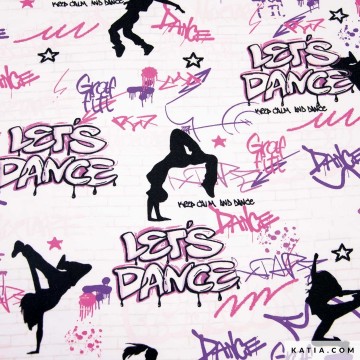 Gebreide stof voor shirts jersey lets dance 2102 115 katia fhd
