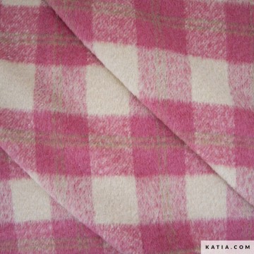 Geruite geruwde stof in rozetinten 2369 2 02 katia g 0