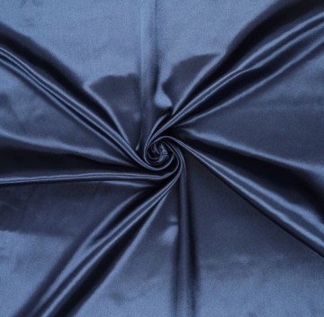 Heavy satin midnight blue