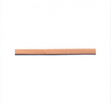 Imitatie suede veter zalmroze 3 mm
