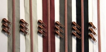 rits van de rol 6 mm koper rose goud