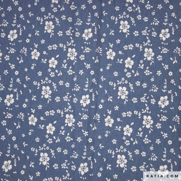 Katoenen flanellen stof gardenias jeans 2105 15 katia fhd