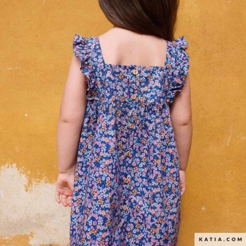 Katoenen popeline stof met bloemenprint 2001 240 04 katia g