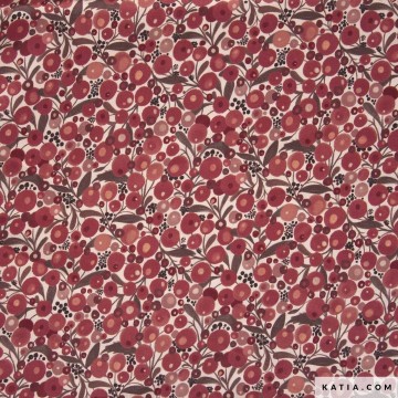 Katoenen popeline stof wild fruits 2101 248 katia fhd