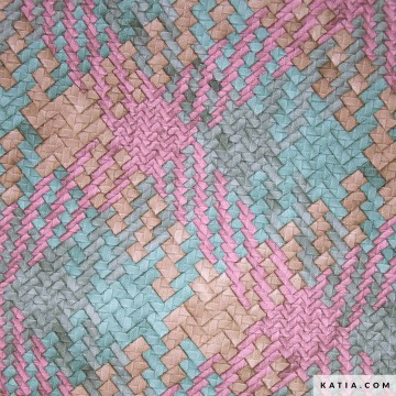 Kunstleer met zigzagpatroon in pasteltinten 2313 2 katia fhd