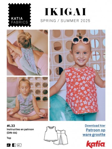 L33 topje viscose tricot maat 92 110