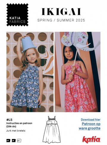 L5 poplin jurkje 92 110 1