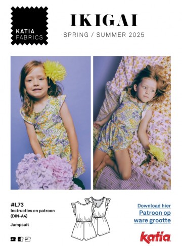 L73 jumpsuit viscose tricot maat 92 110