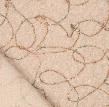 Mantelstof lizzy beige