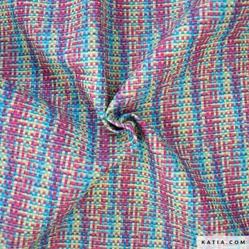 Multicolor kunstleer met textieleffect vibrant 2295 1 01 katia g