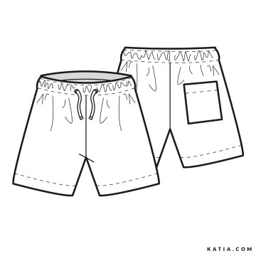 Naaipatroon jongenszwembroek k93a 03 5527 katia g