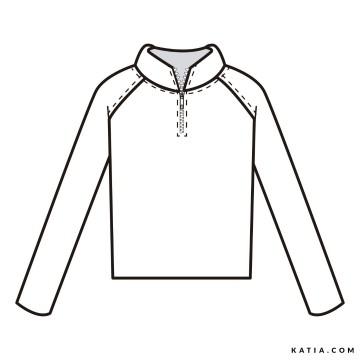 Naaipatroon strand t shirt kindermaten l100 02 5527 katia g