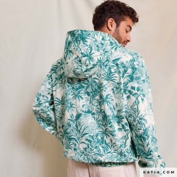 Naaipatroon unisex jas met capuchon en rits m4a 01 5527 katia g