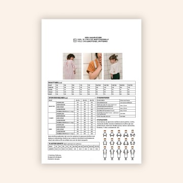 Notches paper sewing pattern backcover willy nl square