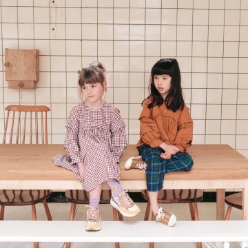 Notches patterns didi dress and blouse on table sewing pattern kids