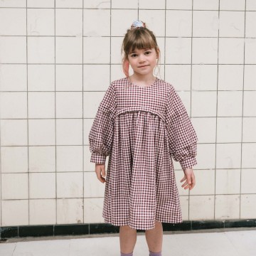 Notches patterns didi long dress front sewing pattern kids