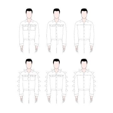 Notches patterns jordy arthur jacket sewing pattern design collar