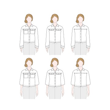 Notches sewing pattern jordy arthur collab jenna jacket variations 1