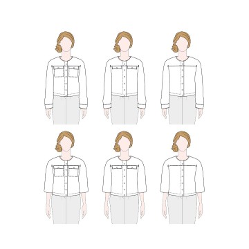 Notches sewing pattern jordy arthur collab jenna jacket variations 2