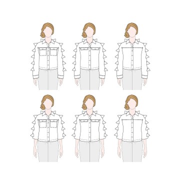 Notches sewing pattern jordy arthur collab jenna jacket variations 3