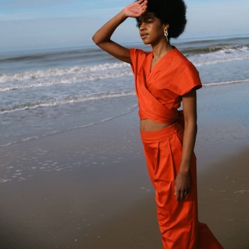 Notches sewing patterns paula barrel cut trousers with pleats
