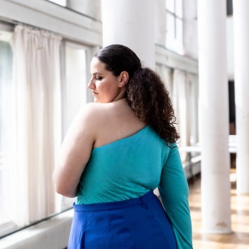 Notchespatternsmorikotopdressoneshoulderlongsleevelessplussize3