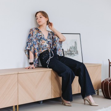 Paint fun s ecovero viscose rayon satin 01s