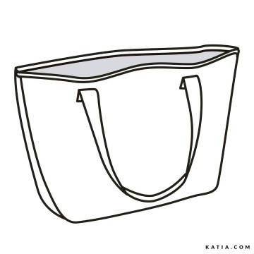 Patroon shopper tas kanpik a90aa 02 5527 katia g