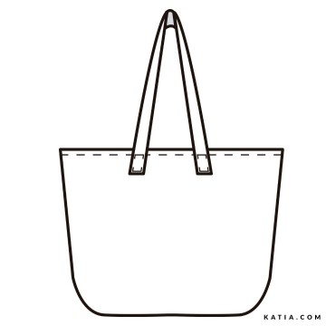 Patroon voor een shopper tas tuyaka a1d 02 5527 katia g
