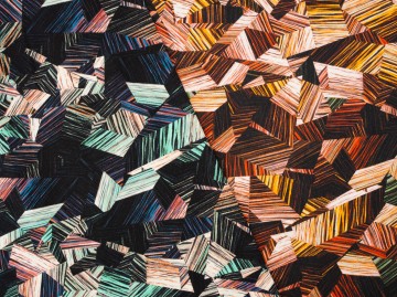 Pattybaumwolljerseygrafischesmusterbunt dunkeblaubordeaux toene542597542937q 2