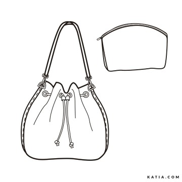 Pdf naaipatroon buideltas met bijpassend muntportemonnee a3a 02 5525 katia g