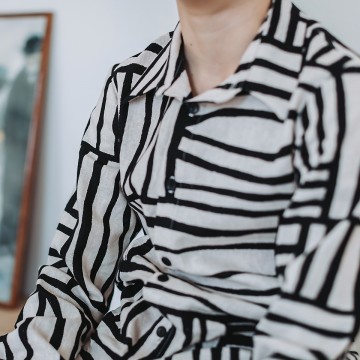 Permecube l linen viscose blend tofu beige 13s