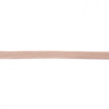 Plat koord 17 mm zand nude roze 0