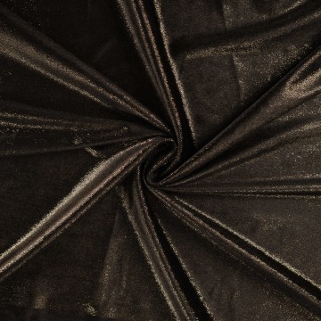 Velour velvet stretch glitter