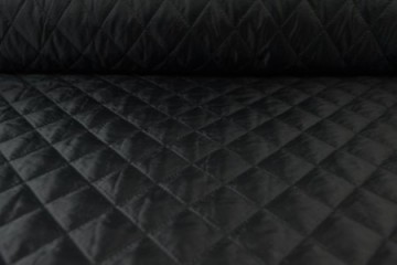 gestepte voering zwart