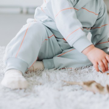 Ribbing baby blue 25s