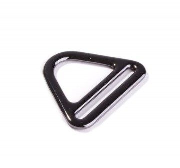 D-ring 40 mm met gleuf gunmetal