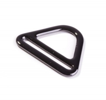 D-ring met gleuf 40 mm gunmetal