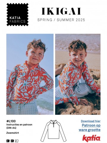 gratis pdf patroon swim shirt L100