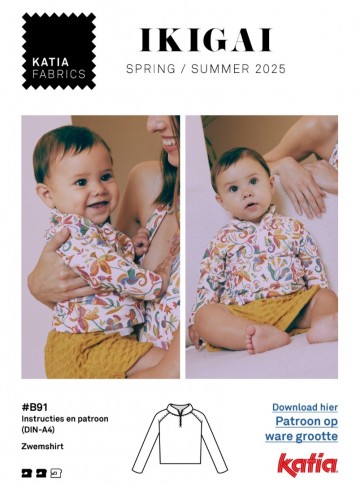 gratis pdf patroon swim shirt 62-86 B91