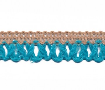 sierband zand petrol 9 mm