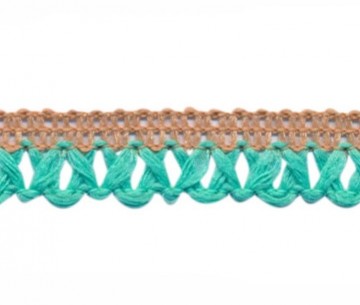 sierband zand zeegroen 9 mm