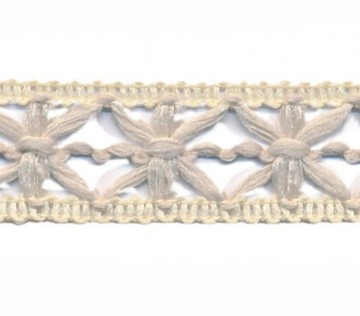 sierband ibiza 15 mm licht grijs creme