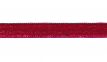 fluweelband 9 mm bordeaux