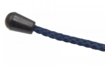 Eindstoppers koord zwart