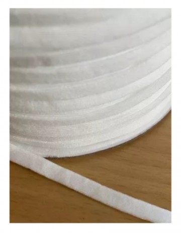 zacht elastiek wit 5mm