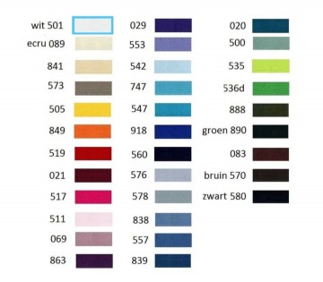 Kleuren blokrits 55 cm