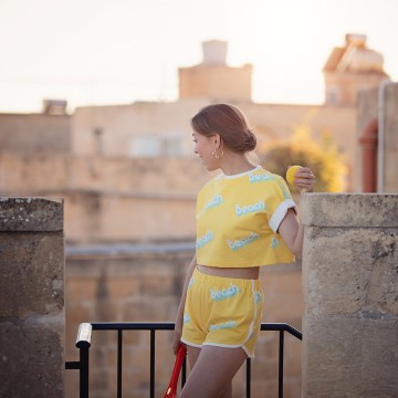 See you at six beach l french terry yarrow yellow 02s