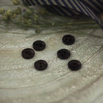 See you at six collection autumn 2021 button 12 corozo black 20b